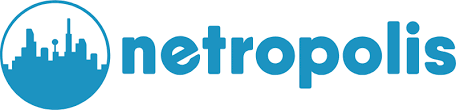 Netropolis logotyp – symbol för digitala lösningar och nätverk