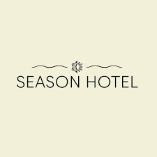 Season Hotel logotyp med modern och elegant typografi