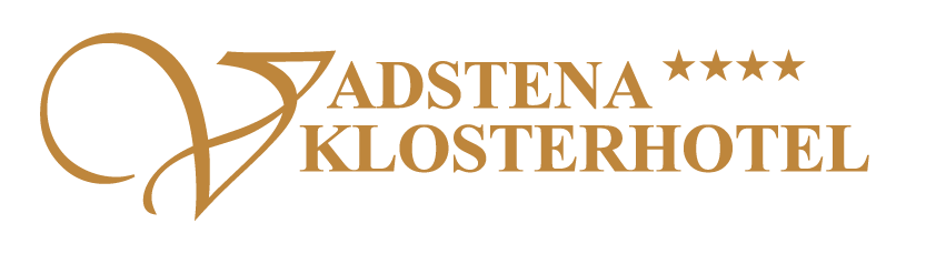 Vadstena Klosterhotell logotyp med klassisk och elegant typografi