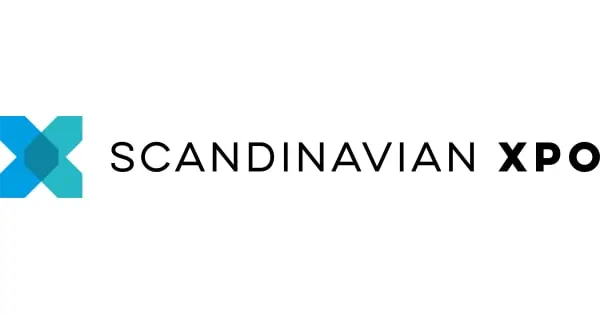 Scandinavian Xpo logotyp med modern och stilren typografi