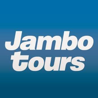 "Jumbo Tours logotyp med stiliserad elefant och texten Jumbo Tours."