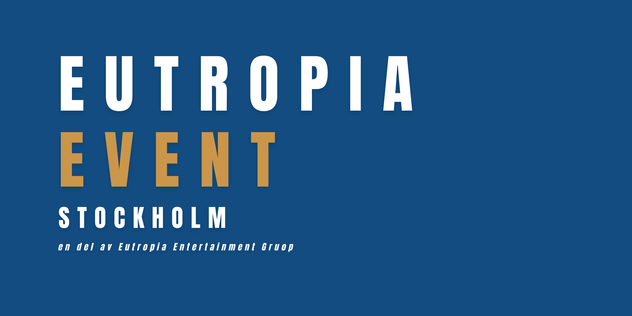 "Eutropia Events logotyp i företagets profilfärger."